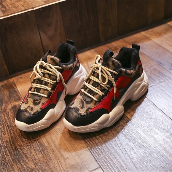 ASOS Shoes - ASOS- ADORABLE LEOPARD PRINT AND RED SNEAKERS ASOS Shoes - ASOS- ADORABLE LEOPARD PRINT AND RED SNEAKERS